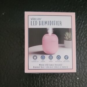 Via Pink LED Humidifier with RGB Light